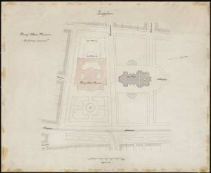 König-Albert-Museum, Chemnitz: Lageplan 1:500