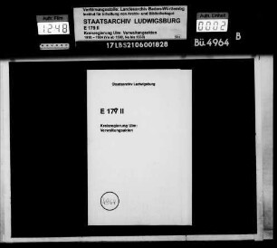 Gemeinderechtsverhältnisse in Amstetten, Aufhausen, Böhmenkirch, Bräunisheim mit Sontbergen, Deggingen, Ditzenbach und Donzdorf