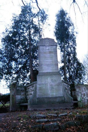 Denkmal für die Gefallenen des 1. WK an der Friedhofsmauer
