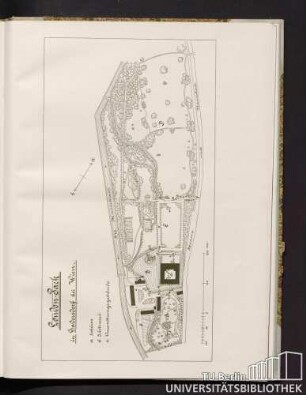 [Lageplan] Loudon-Park in Hadersdorf bei Wien.