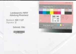 Entnazifizierung Otto Schmitt , geb. 08.11.1895 (Lehrer)
