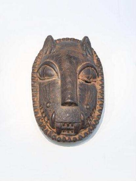 Belt mask of a dignitary: leopard's head