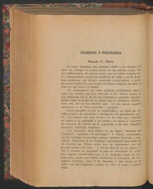 Filosofía y psicología