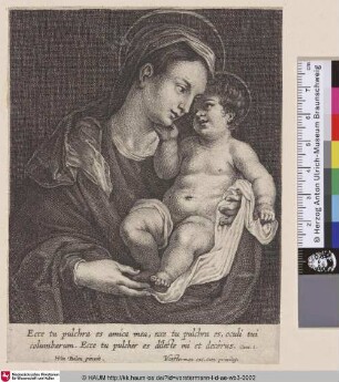 [Maria mit dem Kinde; The Virgin an Child (attributed)]