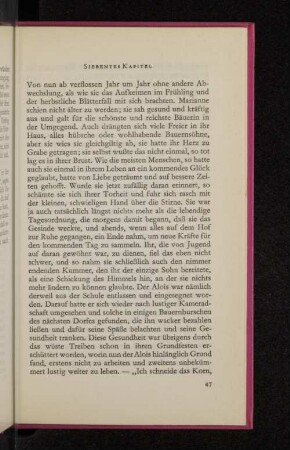 Siebentes Kapitel