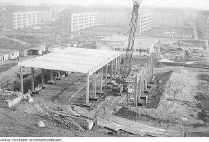 Dresden, Volksschwimmhalle Steinstraße, Januar 1969
