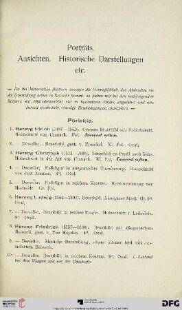 Porträts (Nr. 1-195)