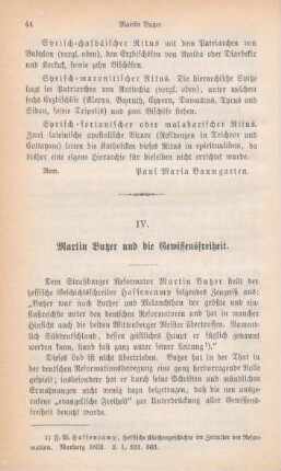 44-71 Martin Butzer und die Gewissensfreiheit