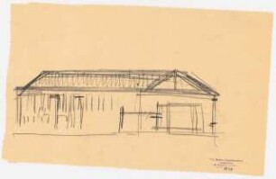 Gemeindehaus, Cammin Vorprojekt: Ansicht