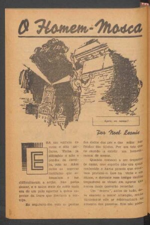O homem-mosca : [Pequena novella]