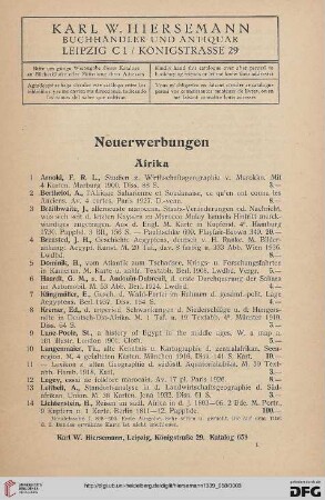 Afrika (Nr. 1-27a)