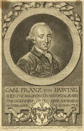 Therbusch, Anna Dorothea (Vorlage): Porträt Carl Franz von Irwing