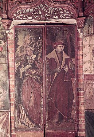 Die beiden Heiligen Nikolaus und Cosmas