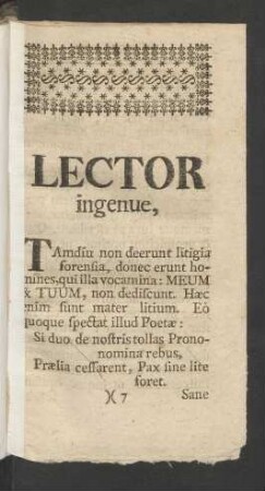 Lector ingenue