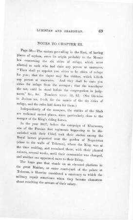 Notes to Chapter III