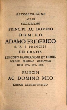 Thesavrvs dissertationvm qvibvs historia, geographia et antiqvitates tam sacrae qvam profanae illvstantvr, maximam partem rarissimarvm. 1,2. 1763/64