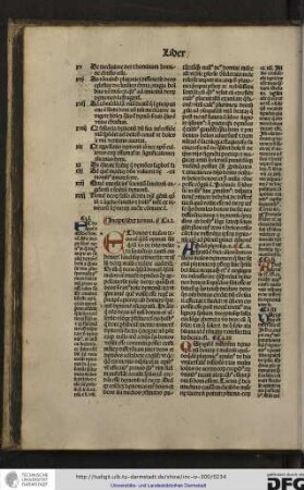 Incipit liber nonus. Capitulum I.