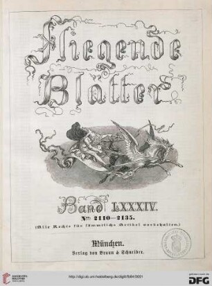 84: Fliegende Blätter