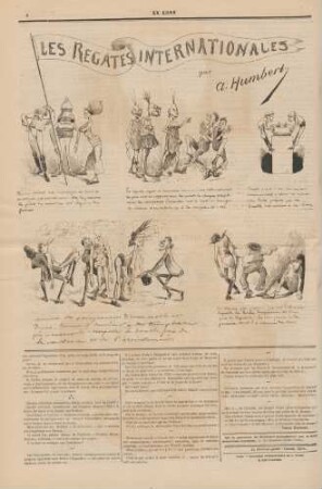 Les regates internationales, par A. Humbert