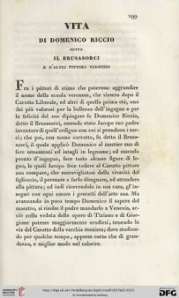 Vita di Domenico Riccio detto il Brusasorci e d'altri pittori veronesi