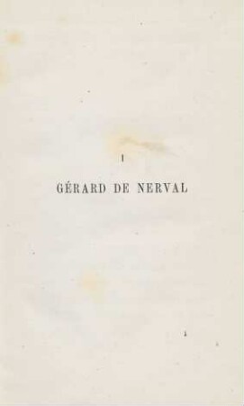 I Gérard de Nerval