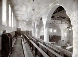 Fischer, Theodor; Stuttgart; Erlöserkirche - Innenansicht