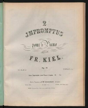 No. 1: 2 Impromptus pour le Piano