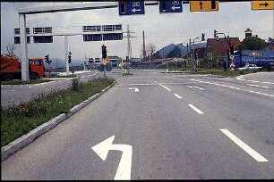 Zentraler Knoten: Zufahrt von Westen