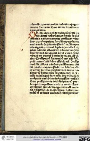 [Quintusdecimus liber continet consolationum] remedia contra turbativa que opponuntur specialiter ipsius anime securitati et tranquilitati.
