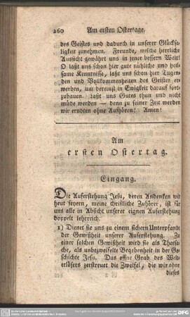 Am ersten Ostertag