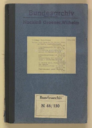 Waffenstillstand und Friedensvertrag