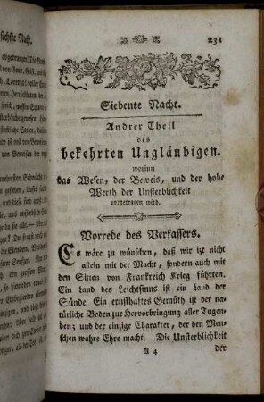 Siebente Nacht. Andrer Theil [...].