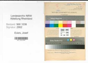 Entnazifizierung Josef Evers , geb. 02.01.1922 (Lehrer)