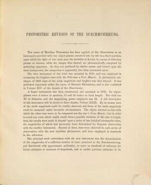 Results of Observations with the Meridian Photometer during the years 1882 - 88 : By Edward C. Pickering and Oliver C. Wendell