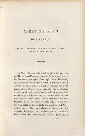 Contes et nouvelles