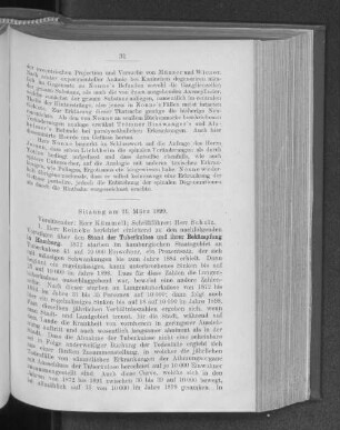 Sitzung am 21. März 1899.