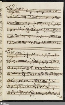 1447. Cavatina: Ho un cor dolce / Piticchio, F.