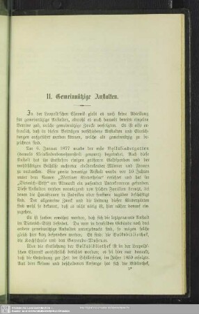11. Gemeinnützige Anstalten