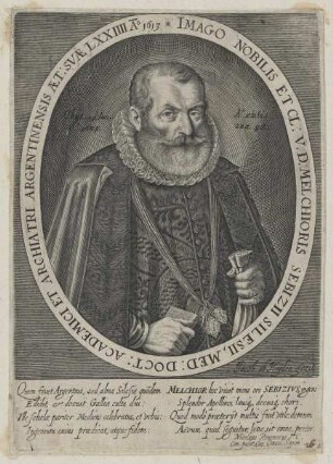 Bildnis des Melchiorus Sebizius