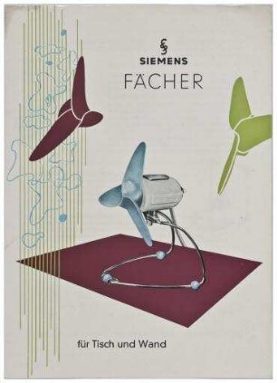 Siemens Fächer für Tisch und Wand (Prospekt)