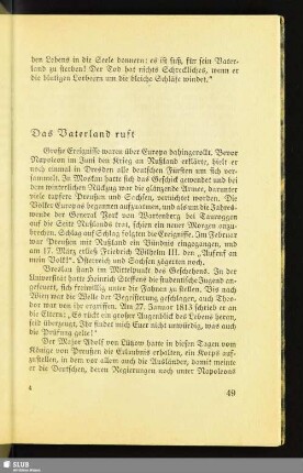 Das Vaterland ruft