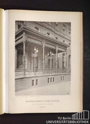 Serie I. No. 124. Die Kaiserrampe am Potsdamer Bahnhof. Berlin.