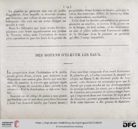 Des moyens d'élever les eaux
