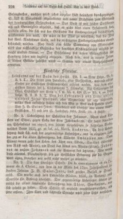 226-231 Kirchliche Literatur