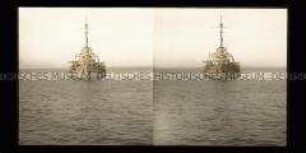 SMS Rheinland auf hoher See
