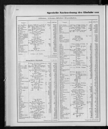 Specielle Nachweisung der Einfuhr von den einzelnen Ländern im Jahre 1871.
