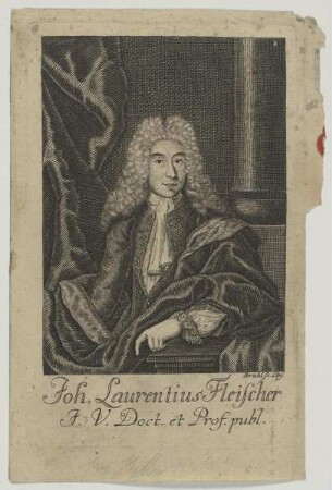 Bildnis des Joh. Laurentius Fleischer