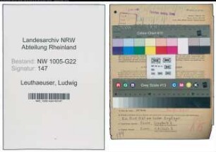 Entnazifizierung Ludwig Leuthaeuser , geb. 10.10.1912 (Metzger)