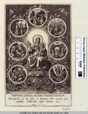 Septem Gaudia Beatae Virginis Mariae.