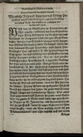 Das Sechs und dreyßigste Capitel.